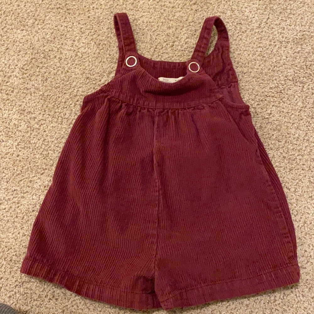 Zara corduroy romper size 2/3